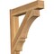 Ekena Millwork Balboa Block Rough Sawn Outlooker, Western Red Cedar, 8"W x 38"D x 38"H OUT08X38X38BOA05RWR - alternate 1